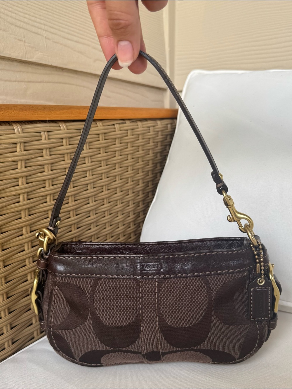vintage Coach Mini Zoe bag